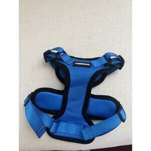 rabbitgoo Pet Cat Harness Dog Adjustable Reflective Vest Escape Proof Blue S